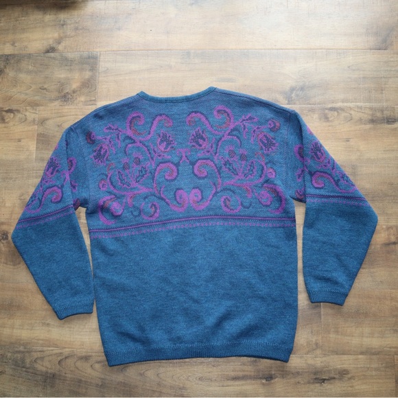 Pendleton Vintage 100% virgin wool women's sweater large - Picture 5 of 9